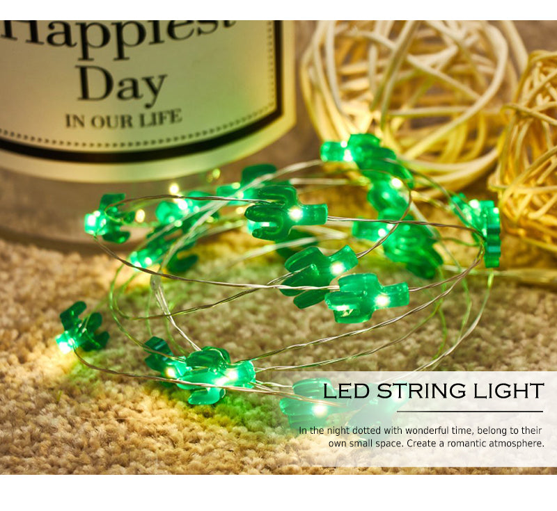 LED Cactus String Lights with Battery Box (30 LED)