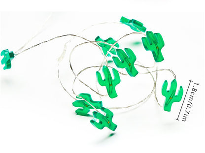 LED Cactus String Lights with Battery Box (30 LED)