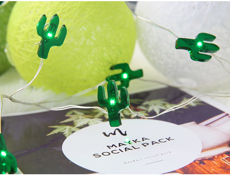 LED Cactus String Lights with Battery Box (30 LED)